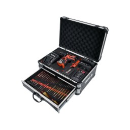 Set autofiletanta 18V 126 pcs 2 acumul