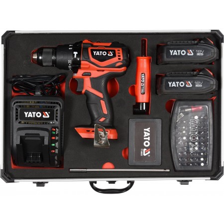 Set autofiletanta 18V 126 pcs 2 acumul