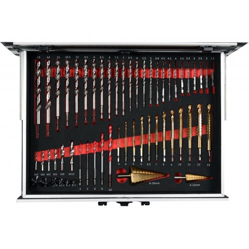 Set autofiletanta 18V 126 pcs 2 acumul