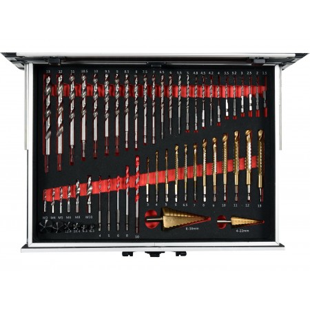 Set autofiletanta 18V 126 pcs 2 acumul