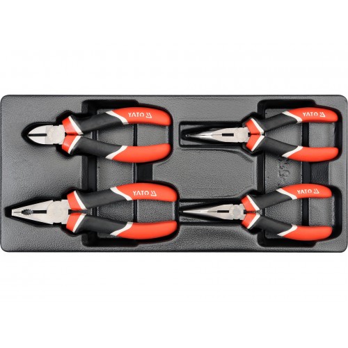 PVC TRAY WITH 4 PCS PLIERS