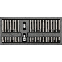 PVC TRAY WITH 40PCS SCREWDRIVER BITS SET
