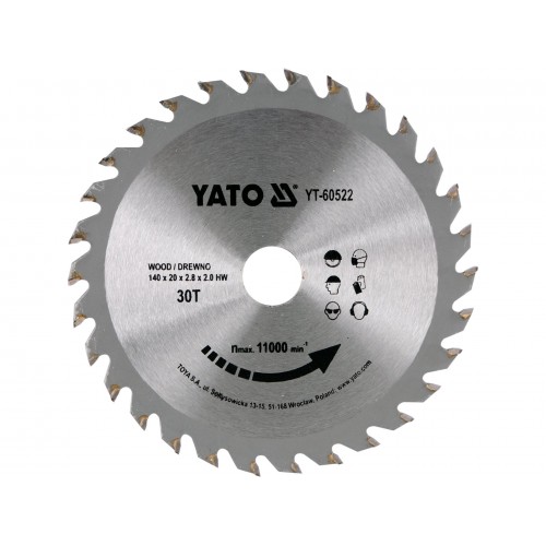 Disc circular pt lemn 140X30TX20MM