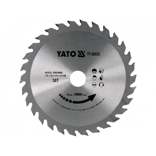 Disc circular pt lemn 150X30TX20MM