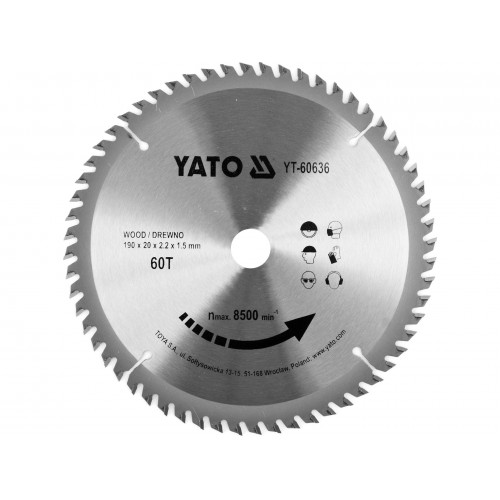 Disc circular pt lemn 190X60TX20MM