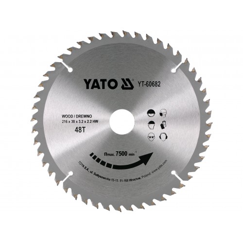 PINZA CIRCULAR 216X30X3.2MM,48D LEMN