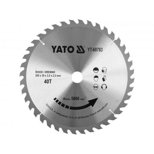 TCT BLADE FOR WOOD 305X40TX30MM