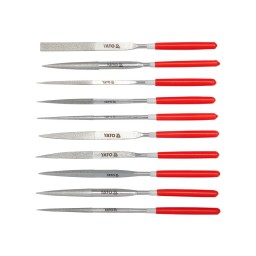 10PCS DIAMOND NEEDLE FILE SET 4X160X50MM