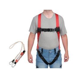HARNESS AND LANYARD SET