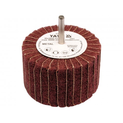 PERIE ABRZ.CIRC.CU TIJA 80X50X6MM,GR.60