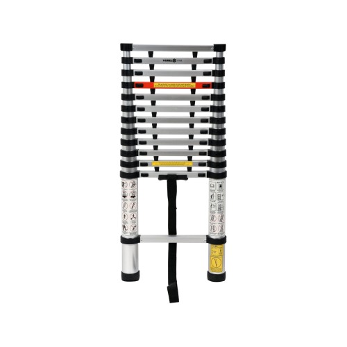 ALU TELESCOPIC LADDER 3,8M 13STEPS