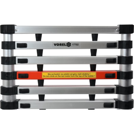 ALU TELESCOPIC LADDER 3,8M 13STEPS