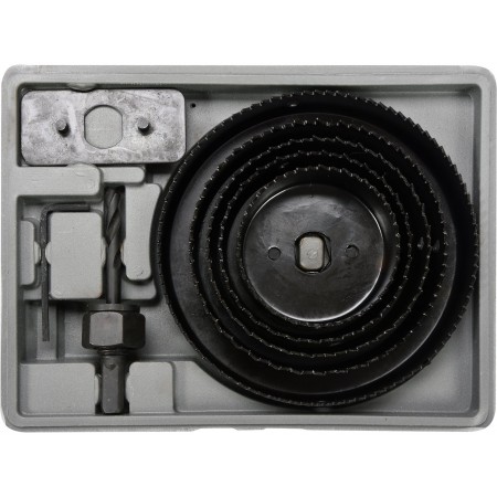 SET FREZE PENTRU SCOS CEPURI DE LEMN 8  PIESE 64-127 MM