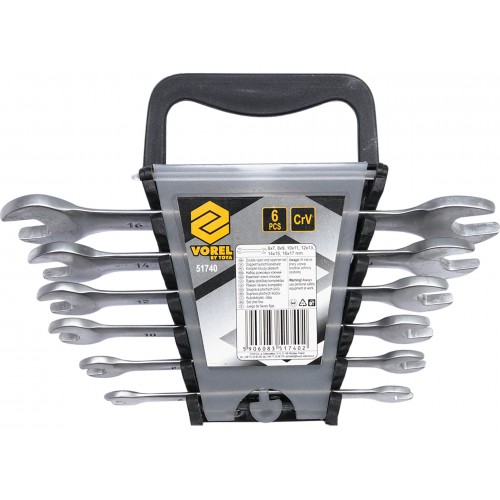 SET CHEI FIXE SATINATE 6  BUCATI  6-17 MM