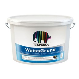 Grund de aderenta, Caparol WeissGrund, interior, alb, 2.5 L