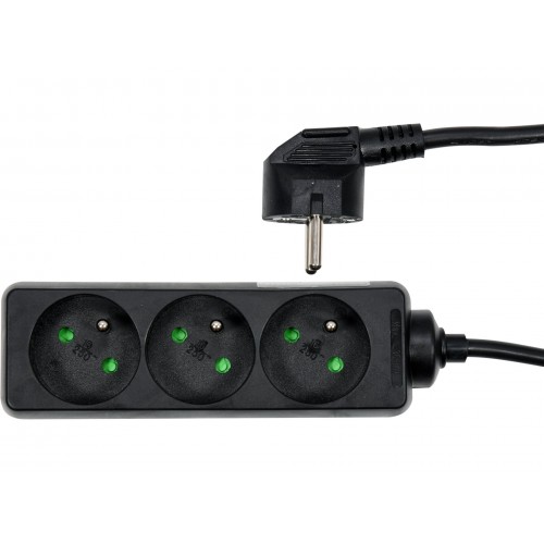Prelungitor electric 15M negru