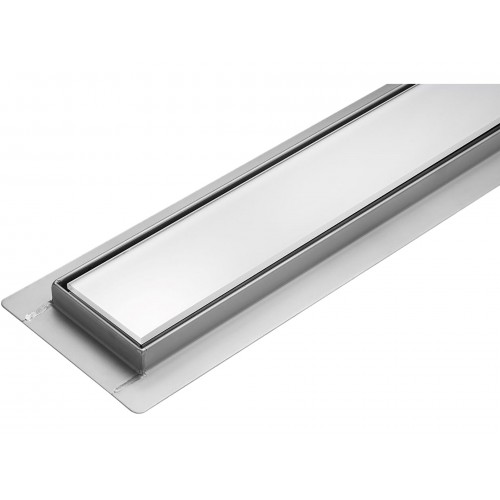 RIGOLA DUS WHITE GLASS 60 CM WET&ampDRY
