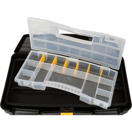 TROLLEY TOOL BOX W REMOVABLE ORGANIZER