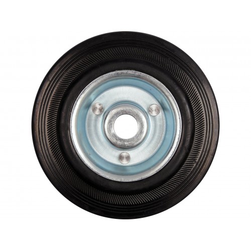 BLACK RUBBER CASTER 250MM