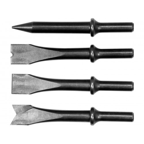 ROUND SHANK CHISEL SET 4 PCS