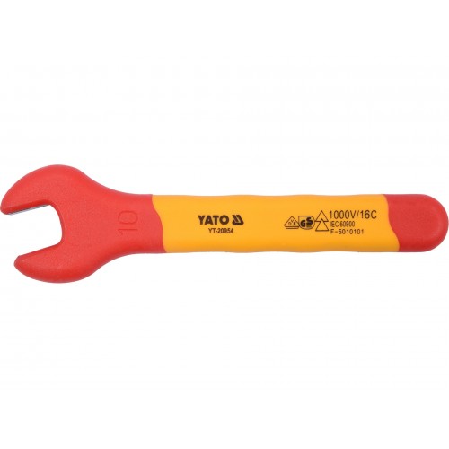 INSULATED OPEN END WRENCH 10MM VDE