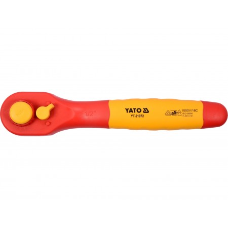 INSULATED RATCHET HANDLE 12 250MM VDE